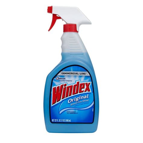 Windex 32 Oz Commercial Line Original Powerized Glass Cleaner Trigger