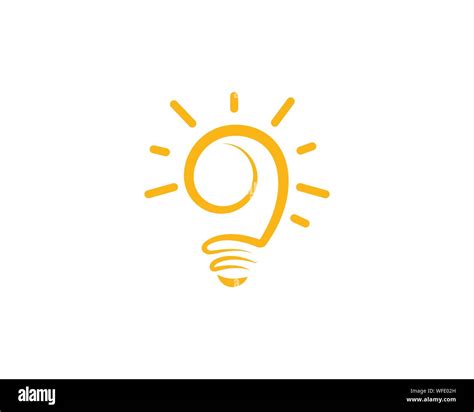 Light Bulb Symbol Vector Design Illustration Stock Vector Image And Art