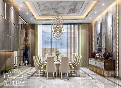 Modern Dining Room In Dubai Luxury Villa Architect Magazine