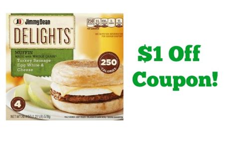 Jimmy Dean Delights Coupon 150 At Lowes Foods Southern Savers