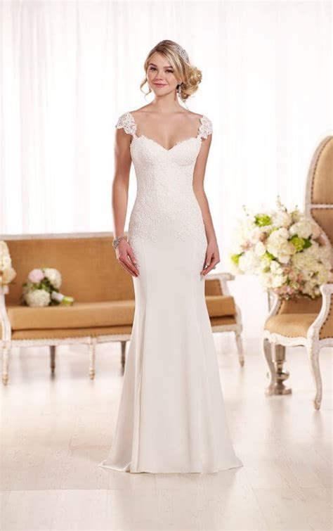 Unfollow cap sleeve wedding dress to stop getting updates on your ebay feed. Lace Cap Sleeve Wedding Dress | Essense of Australia