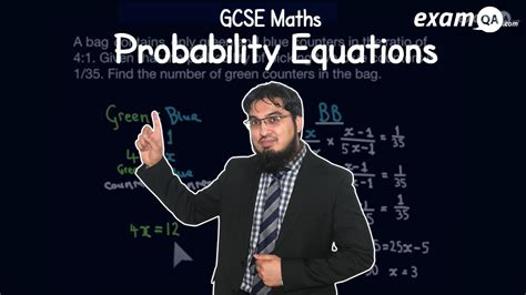We know that probability measures the chances of the occurrence of an event. Probability Equations | GCSE Maths - YouTube