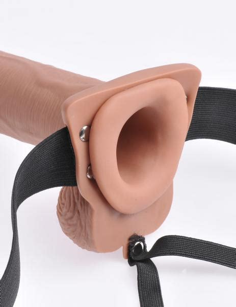 Fetish Fantasy 10 Inches Hollow Rechargeable Strap On Remote Tan On Literotica