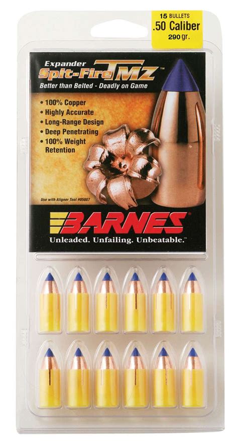 Barnes Bullets 30594 Spit Fire Tmz 50 Cal 290 Gr 15 The Rustic Renegade
