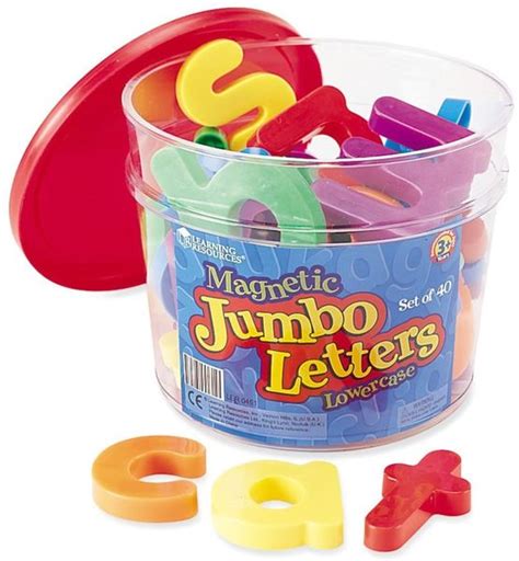 Learning Resources Jumbo Magnetic Lowercase Letters 40pc