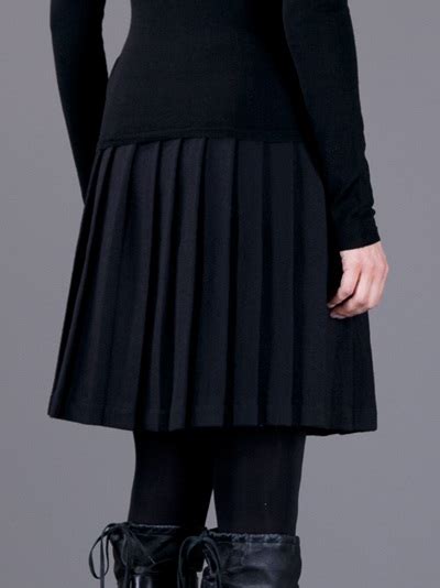 Burberry Brit Pleated Kilt Skirt In Black Lyst