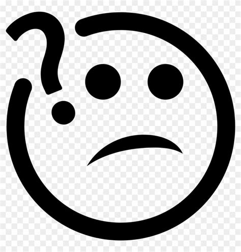 Smiley Face Question Mark Question Icon Png Transparent Png