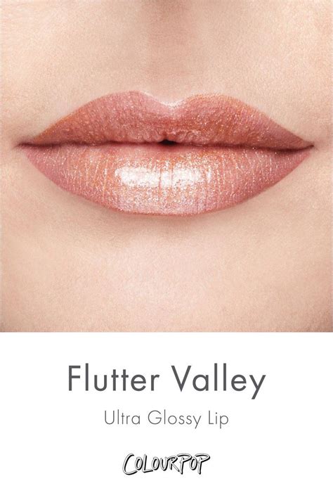 Flutter Valley Pink Lips Glossier Lip Gloss Swatch Glossier Lip Gloss