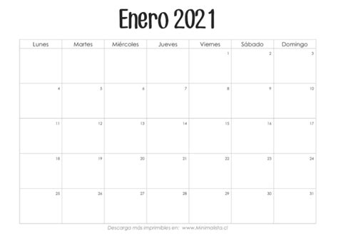 Calendario 2021 Espanol Calendarios 2021 Para Imprimir Gratis Mas De Images