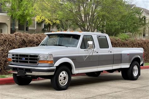 Bat Auction 1995 Ford F 350 Xlt Crew Cab Dually Power Stroke 5 Speed