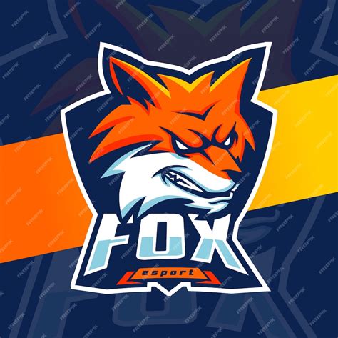 Premium Vector Fox Mascot Esport Logo Design