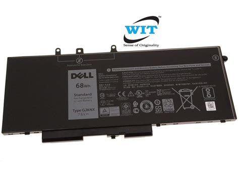 Gjknx Original Battery For Dell Latitude 5480 E5580 Precision 15 3520