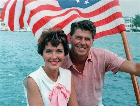 Fileronald Reagan And Nancy Reagan Aboard A Boat In California 1964 Wikimedia Commons