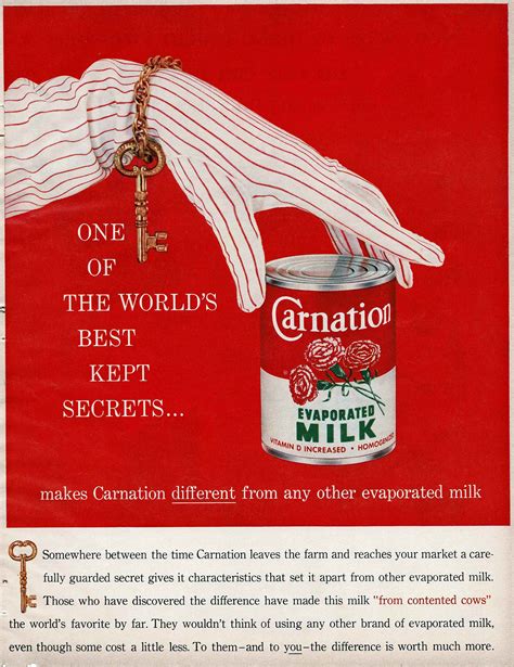 Carnation Evaporated Milk Vintage Ads 1950s Vintage Ads Retro Pop