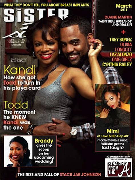 Bood Up ~ Kandi Burruss And Todd Tucker Cover Sister2sister Photos