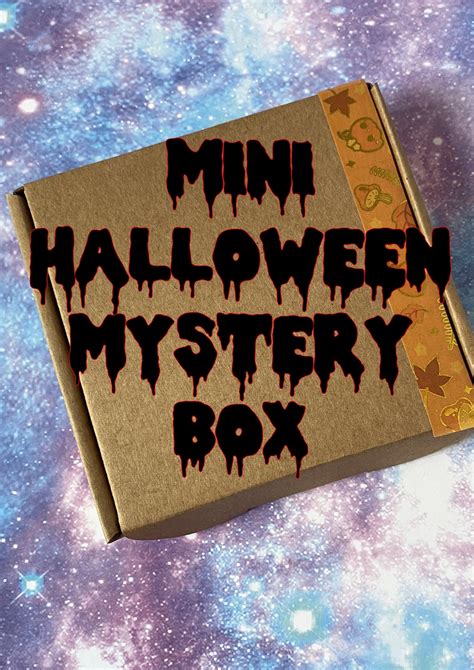 Halloween Mini Mystery Box 2021 Spooky Etsy Uk