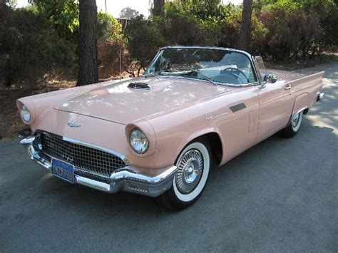1957 Pink Ford Thunderbird Dream Cars Classic Cars Classy Cars