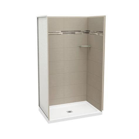 Maax Olympia 2 Piece Shower Wall Kit In White The Home Depot Canada
