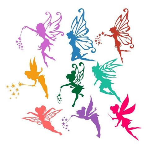 Fairy Moon Silhouette Flower Fairies Clip Art Cdr Png Download 4000