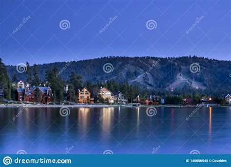 House Across The Lake At Night Editorial Stock Photo Image Of Lake