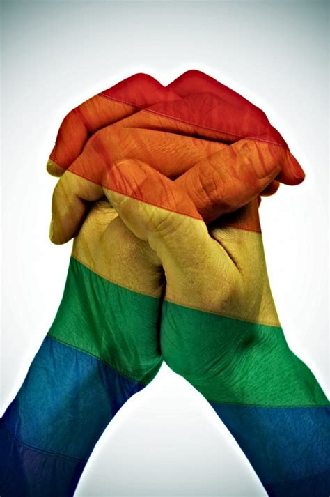 hands in prayer gay pride colors toolbogagasx