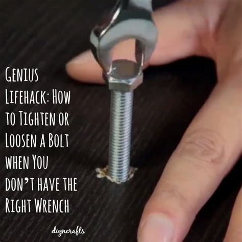 How and with what to lubricate a rusty bolt to unscrew it? Genius Lifehack: How to Tighten or Loosen a Bolt when You ...