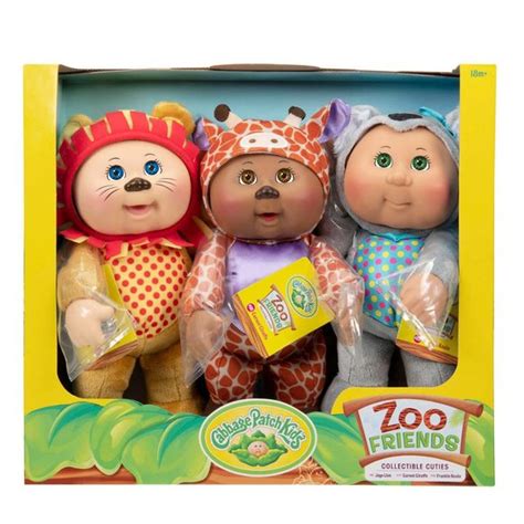 Cabbage Patch Kids Toys New 3 Cabbage Patch Kids Collectible Cuties