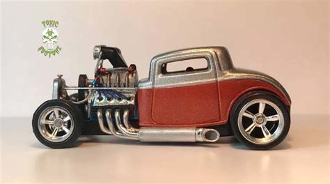 Blown And Injected 32 Ford Hot Rod 5 Custom Hot Wheels And Diecast Cars