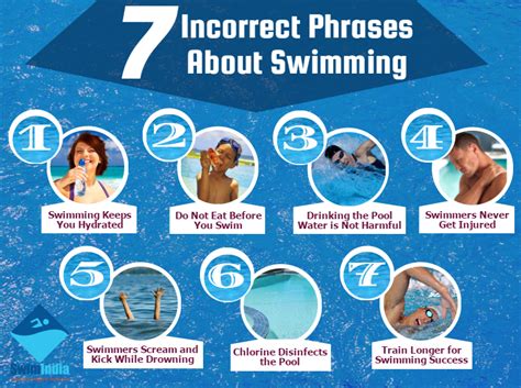 7 Popular Myths Of Swimming You Thought Were True Swimming Myths Swimmer