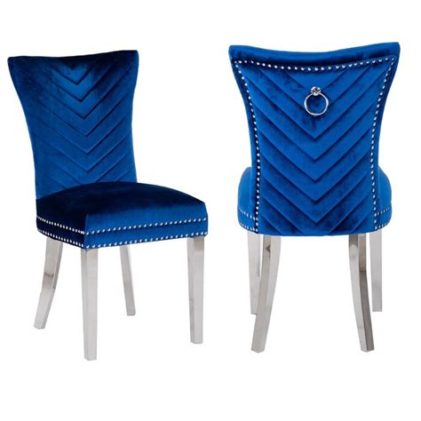 Velvet Upholstered Dining Chairs Set Of 2 Modern Tufted Upholstered Dining Chair With Metal