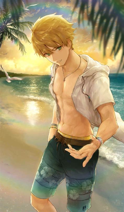 Blonde Anime Boy Anime Guys Shirtless Anime Drawings Boy