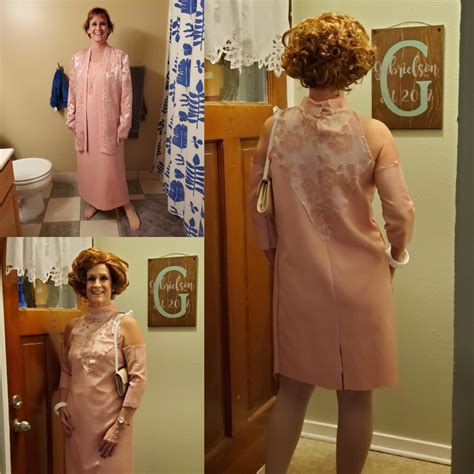 My Mom As Andie From Pretty In Pink Dress From Savers And Altered It
