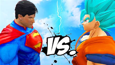 Goku Vs Superman Epic Battle Youtube