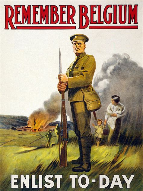World War I Recruitment Poster Poster Photograph By Everett