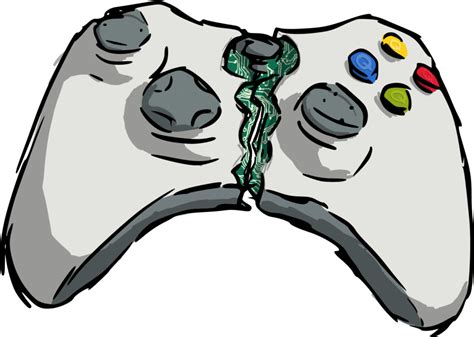 Download Broken Controller Png Broken Xbox Controller Png Clipartkey
