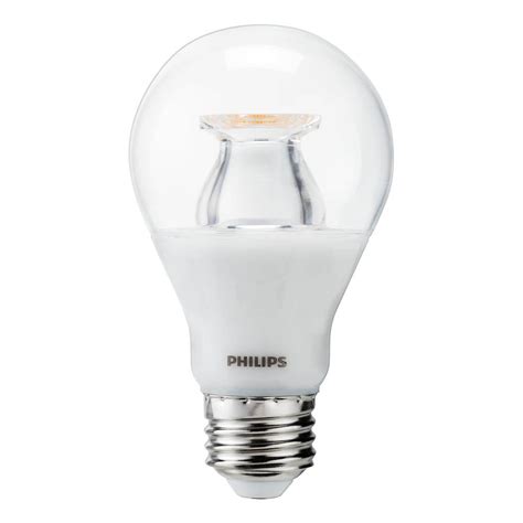 Philips 60w Equivalent Soft White Clear A19 Led Warm Glow Effect Light