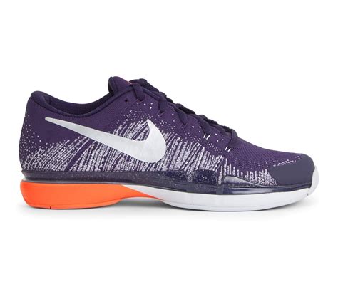 Nike Zoom Vapor Flyknit Mens Tennis Shoes Purplegrey Buy It At