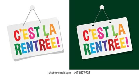 Cest La Welcome Back French On Stock Vector Royalty Free 1476579935