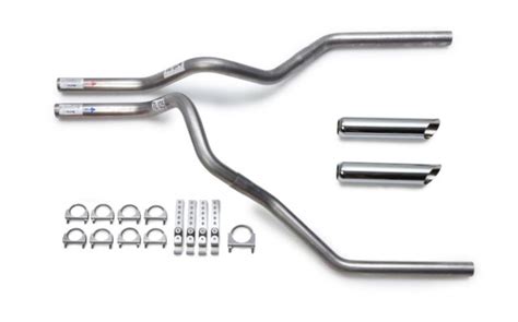 2009 2019 Chevy Silverado Aluminized Tail Pipe Only Dual Exhaust Kit