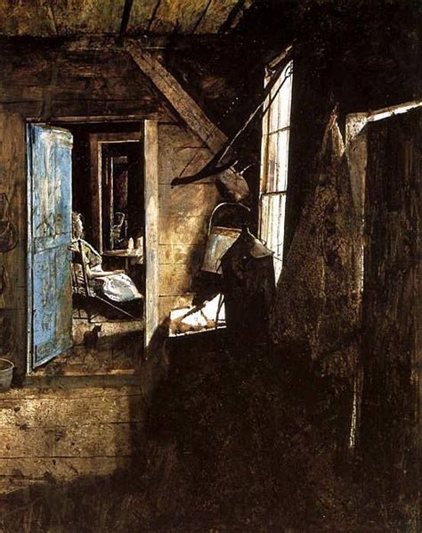 Andrew Wyeth 1917 — 2009 Usa Room After Room 1967 Watercolor 28 7