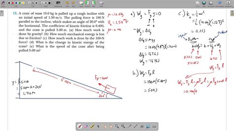 Ap Physics 1 Chapter 5 Problem 12 Youtube