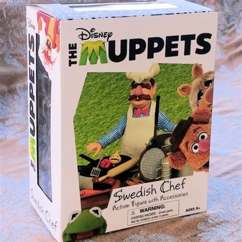 Disney The Muppets Swedish Chef Deluxe Action Figure Set By Diamond