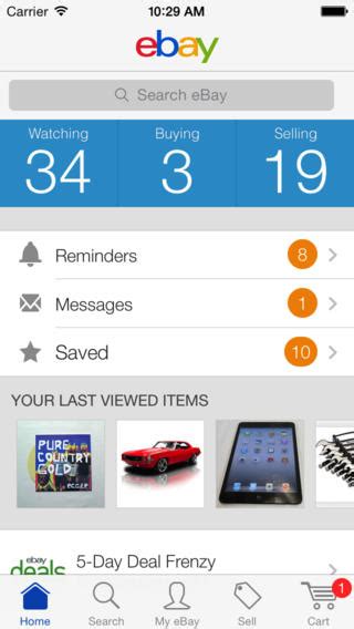 The app's gps makes the process quick and easy. eBay app, now with AirDrop and Pinterest sharing, in-store ...