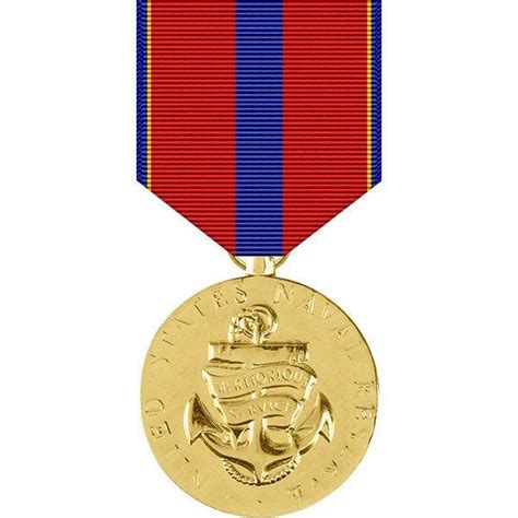 Naval Reserve Meritorious Service Anodized Medal In 2022 Marine Corps