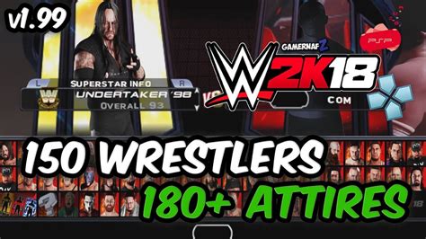 Download wwe 2k18 apk for android wwe 2k18 for pc : WWE 2K18 PSP, Android/PPSSPP - Final Roster for v1.99 ...