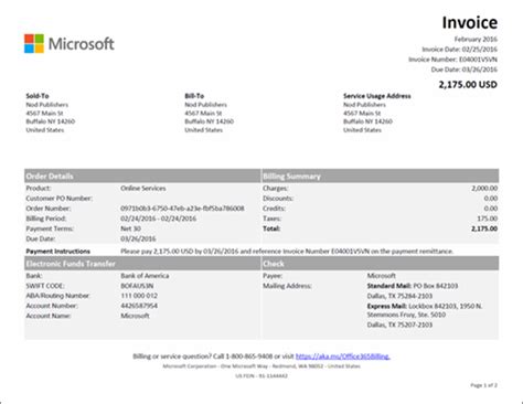 Microsoft Office Tutorials Understand Your Invoice For Office 365 For