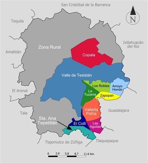 Recuperar sitios de encuentro comunitario y recreación. Archivo:Mapa de distritos urbanos de Zapopan.svg - Wikipedia, la enciclopedia libre