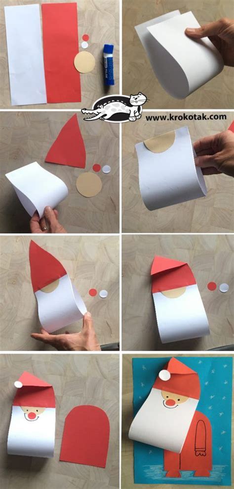 Krokotak Santa Claus Santa Claus Crafts Christmas Crafts For Kids