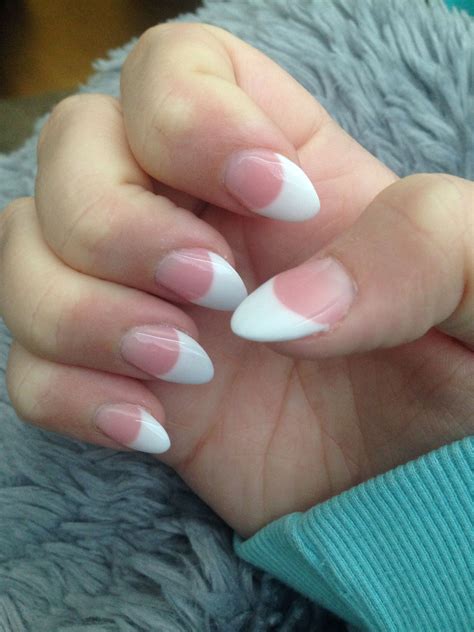 White Tip Claw Nails White Tip Nails Nails Claw Nails