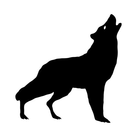 Wolf Silhouette Transparent At Getdrawings Free Download